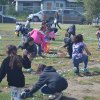 There weren't any eggs left after these Stratford kids swept through the Stratford School grounds.